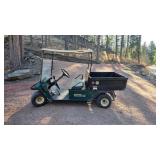 Ezgo electric Golf Cart with work/utility box runs