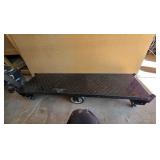 U-boat platform truck cart 60x16, black