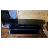 shelves, glass, heavy.  Removable glass