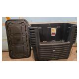 totes to build modular storage unit