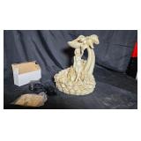 Mermaid fountain, new with pump