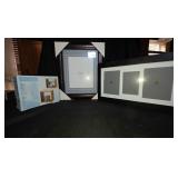 NIB picture frame and wooden dï¿½cor boxes