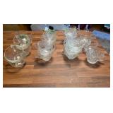 Various Punch bowl cups