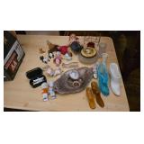 figurines, glass shoes, France eggs
