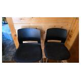 2 tall chairs