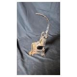 Cast Iron REX press, leather works, hand rivets