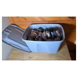 Entire tote of cassette tapes, mixed genre