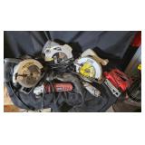 Grinders, saws, drills, jig saw