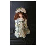 16 inch doll on stand