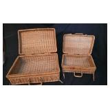 wooven square baskets