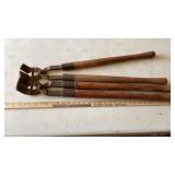 (2) FARRIERS TONGS