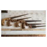 HAND SAWS, CRESCENT, HAMMERS & MISC TOOLS