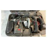 COLEMAN POWER TOOL SET W/BATTERIES & CHARGER