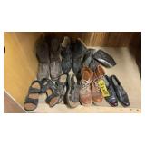 ASSORTED BOOTS, SHOES, AND SANDALS