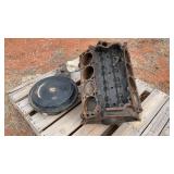 ENGINE BLOCK AND AIR FILTER