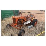 ALLIS-CHALMERS TRACTOR W/SICKLE MOWER