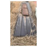 (18)+/- 13ft.L SHEETS OF USED ROOFING TIN (GRAY)