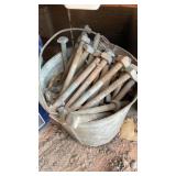 LARGE BOLTS, TOOL BOX, ELECTRIC FENCE PARTS & MORE