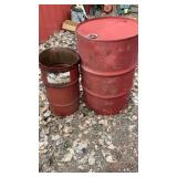 55 GAL DRUM & 30 GAL DRUM