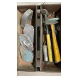 CHALK LINES, HAMMERS, WRENCHES & MISC. TOOLS