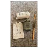 CANTEEN, WATER JUGS, STOOL & TIN BOXES (ATG)
