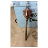 BARREL PUMP, SCREW JACK, PRY BAR & MISC.