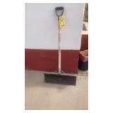 SNOW SHOVEL & ASSORTED GARDEN ITEMS