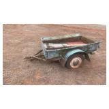 1952 SHOP-MADE 6ft.x9ft. PICKUP BOX TRAILER
