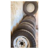 (8) TIRES & RIMS