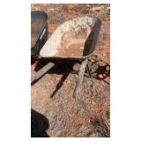 (2) WHEEL BARROWS (ONE IS MISSING HANDLE)