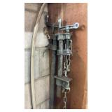 (2) BAR CLAMPS, MAGNET & CHAIN PIECE