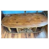 BARRISTER BOOKCASE & OVAL COFFEE TABLE