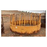 SIOUX BRAND ROUND BALE FEEDER (YELLOW)