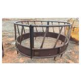 ROUND BALE FEEDER (BROWN)