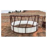 ROUND BALE FEEDER (WHT/BRN)