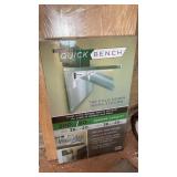 QUICK BENCH FOLD DOWN WORK  STATION & WOOD TOP