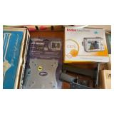 CAMERA, TV MOUNT, BUG ZAPPER, AND MISC