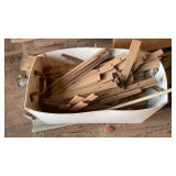 ASSORTED LUMBER, WOOD PIECES & 16
