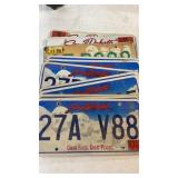 ASSORTED LICENSE PLATES (1990