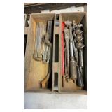 CHISELS, DRILL BITS, MEASURE STICKS & MORE