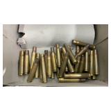(+/- 33) rounds BMG BRASS WITH WOODEN CRATE