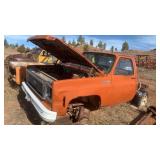 1974 CHEVY CUSTOM DELUXE 10 ON BLAZER FRAME