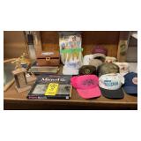 HATS, MIRRORS, UTILITY CAN AND MORE