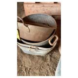 GALV. BUCKETS & GARBAGE CANS