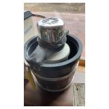 ICE CREAM MACHINE, PERCOLATOR AND DIP TRAY