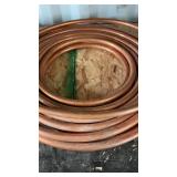 Roll of 1 inch K copper