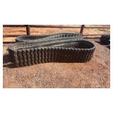 RUBBER TRACKS CUT, USED FOR EXCAVATOR WORK PADS