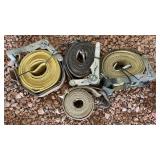 (4) TIE-DOWN STRAPS & ROPE