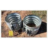 (2) CULVERT COUPLINGS  12'