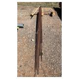 (9) 20' REBAR & (7) FIBERGLASS REBAR 10' LONG